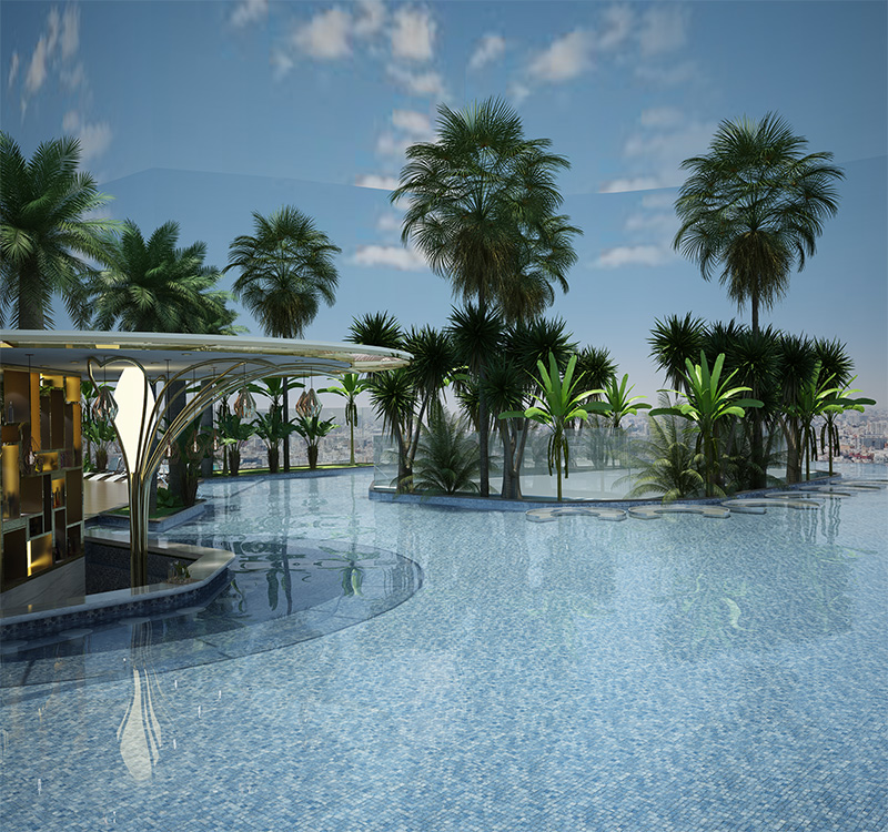 Hồ Bơi Vô Cực LaVeLa SG Hotel
